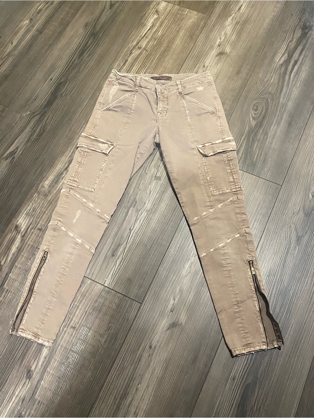 J Brand Women's Skinny Cargo Jeans - Taupe